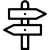Icon of a signpost