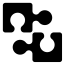 Icon of interlocking puzzle pieces