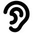 Icon of an ear