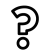 Icon of a question mark