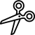 Icon of a pair of scissors